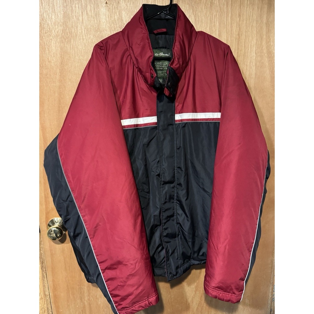 Eddie Bauer Goose Down Quilted Jacket Men's XxLarge Heavy Winter